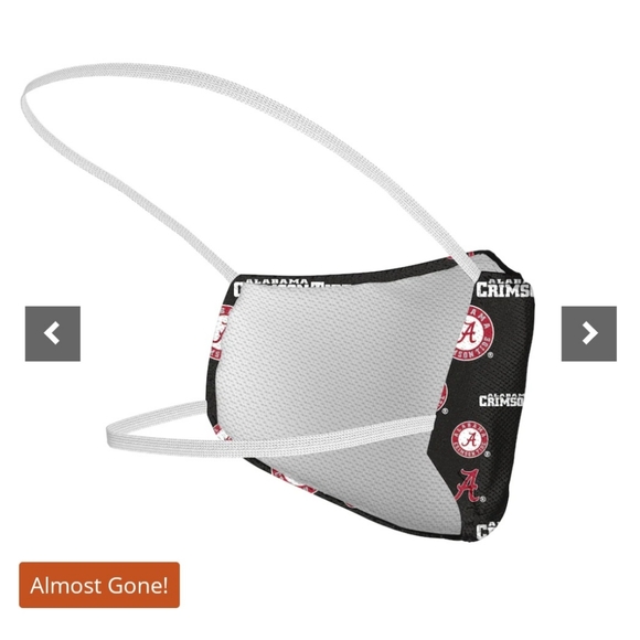 Alabama Crimson Tide 3-Pack Face Covering Unisex Adult NCAA College Bama New - Picture 6 of 6